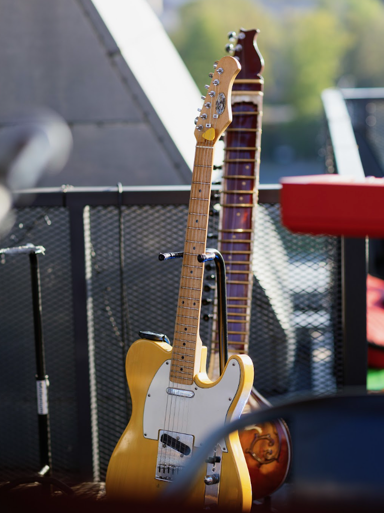 Guitar at a CreateCulture music event